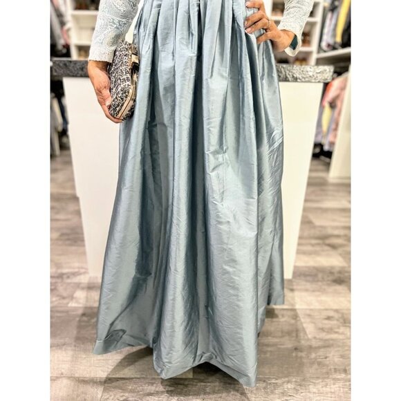 Vintage Blue and White Lace Dress Oscar de la renta - Picture 4 of 9